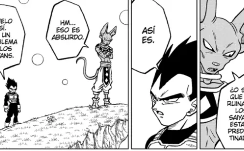 Algunas de las escenas en el Dragon Ball Super 69.(4)