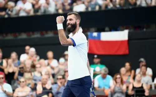 Benoit Paire aparece en el camino de Nicolás Jarry. Foto: Getty.