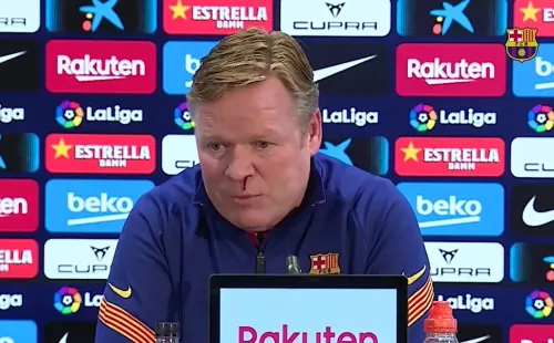 Koeman comenzó a sangrar tras las preguntas de su continuidad en el Barca.