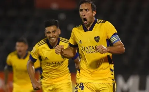 Con un solitario gol de Carlos Izquierdoz, Boca venció en Rosario a Newell’s de Frank Kudelka. (Foto: Getty)