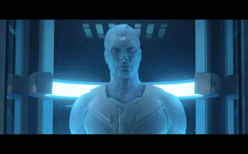 “WandaVision”: La escena entre créditos mostró a la versión completamente blanca y reprogramada de Vision.
