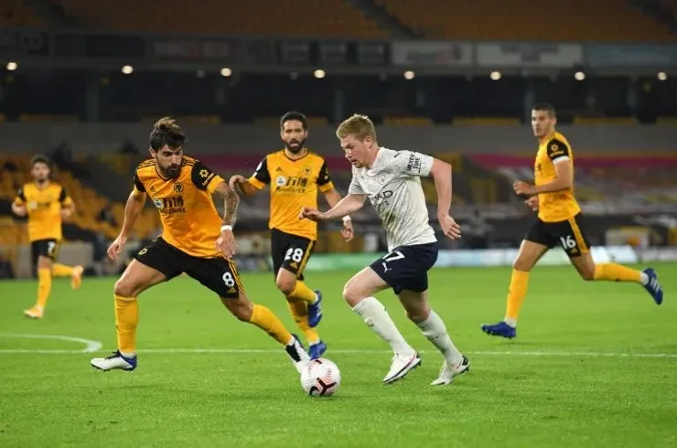 Los ciudadanos vencieron por 3-1 al Wolves en el duelo por la primera rueda del torneo inglés. (Getty)