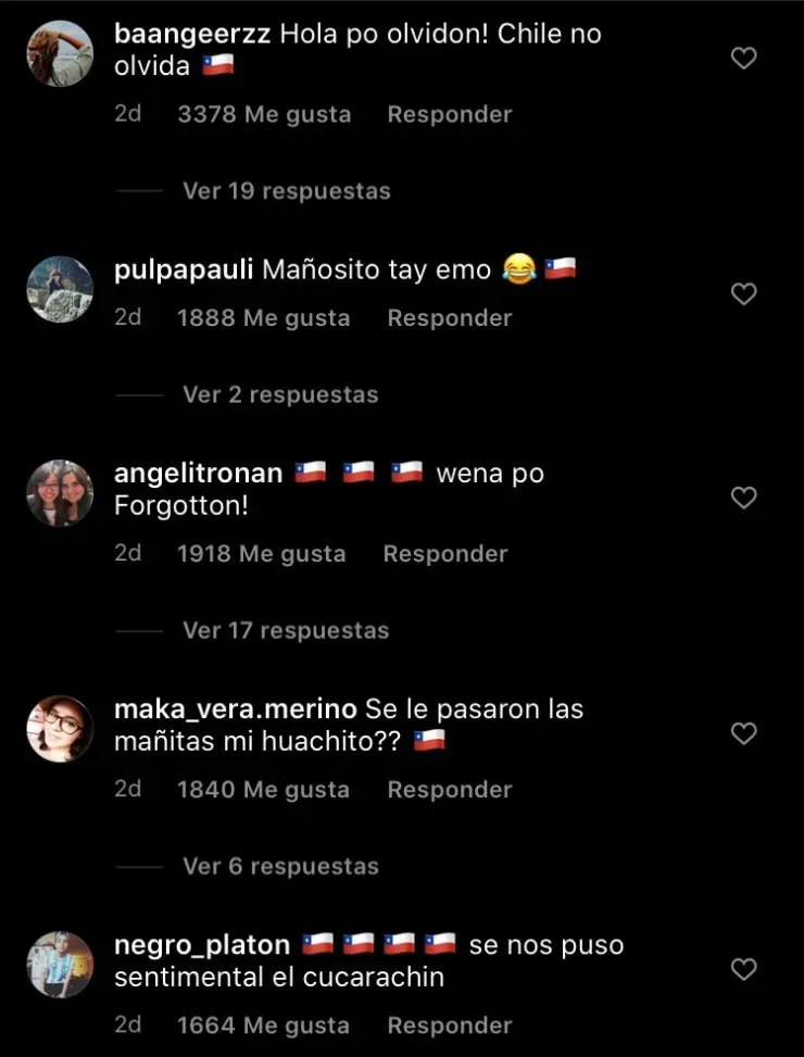 Maroon 5: Las reacciones de los chilenos ante la foto “emocional” de Adam Levine.(3)