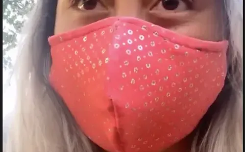 Naya Fácil en las preocupantes historias que compartió a través de Instagram.(1)