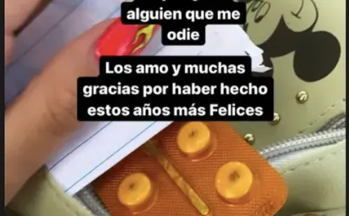 Naya Fácil en las preocupantes historias que compartió a través de Instagram.(2)