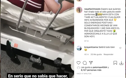 Las actualizaciones sobre Naya Fácil que entregaron sus cercanos enInstagram.(1)