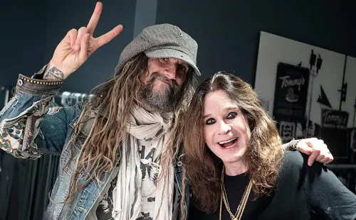 Rob Zombie junto a Ozzy Osbourne.