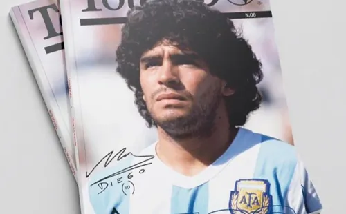 La revista dedicada a Maradona fue un éxito de ventas.