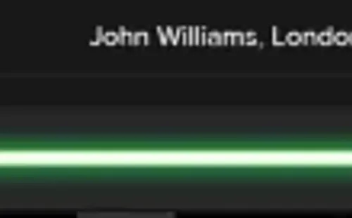 Sable láser de Star Wars en Spotify
