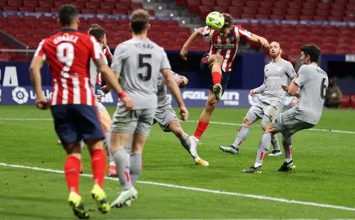 Marcos Llorente llenó de vida al Atlético en el final del primer tiempo. Foto: Getty Images