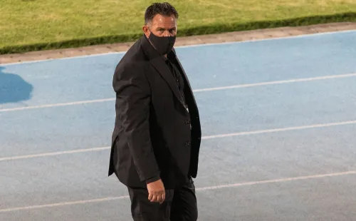 Diego Dabove valoró lo hecho por San Lorenzo ante la U. Foto: Agencia Uno