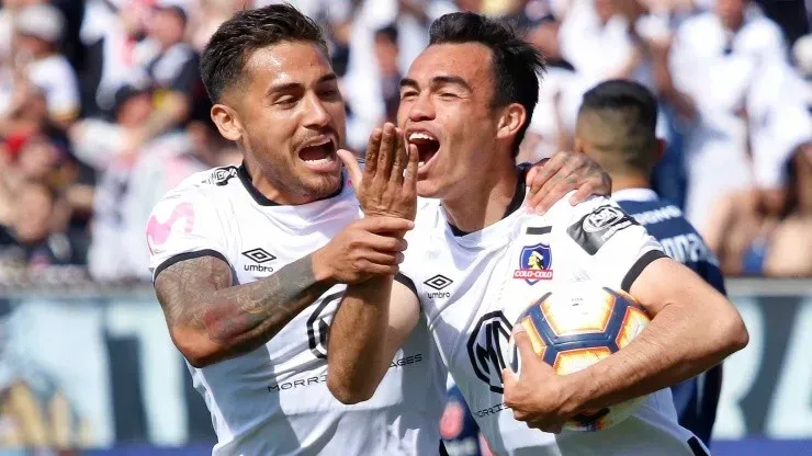 Gabriel Suazo y Marcos Bolados futbolistas de Colo Colo