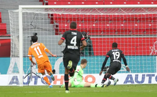 Arminia tumbó al Leverkusen y se quedó con el triunfo. Foto: Getty Images