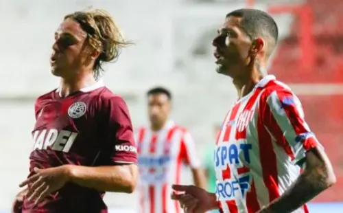 En su debut, Peñailillo fue parte del triunfo de Unión ante Lanús, el finalista de la Copa Sudamericana. Foto: Unión Santa Fe