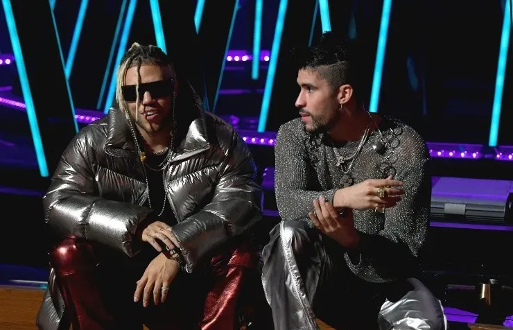 Jhay Cortez junto a Bad Bunny