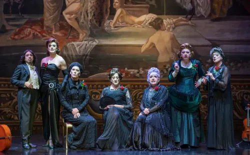 Elenco de la obra 'Orquesta de Señoritas'