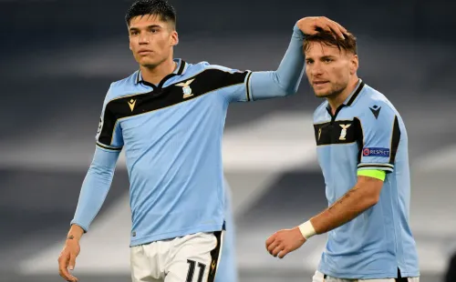 En Joaquín Correa y Ciro Immobile están las esperanzas romanas. La Lazio quiere dar el batacazo y viaja a Alemania sin nada que perder. (Foto: Getty)