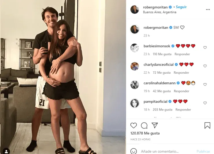 Pampita embarazo