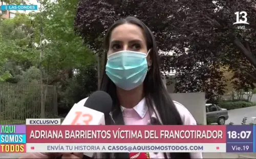 Adriana Barrientos en 'Aquí Somos Todos' de Canal 13