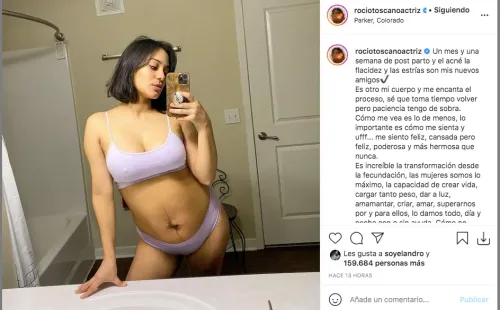 La publicación de Rocío Toscano en Instagram.(1)
