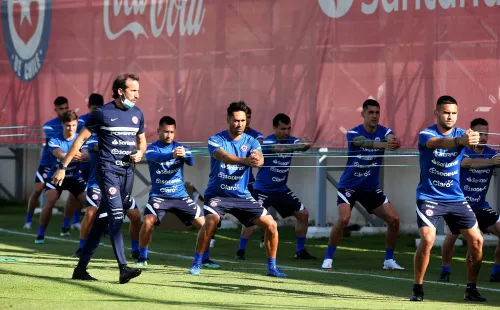 La selección chilena se prepara para enfrentar a Bolivia. Foto: ANFP
