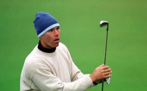Marco Van Basten en su faceta de golfista (Getty Images)