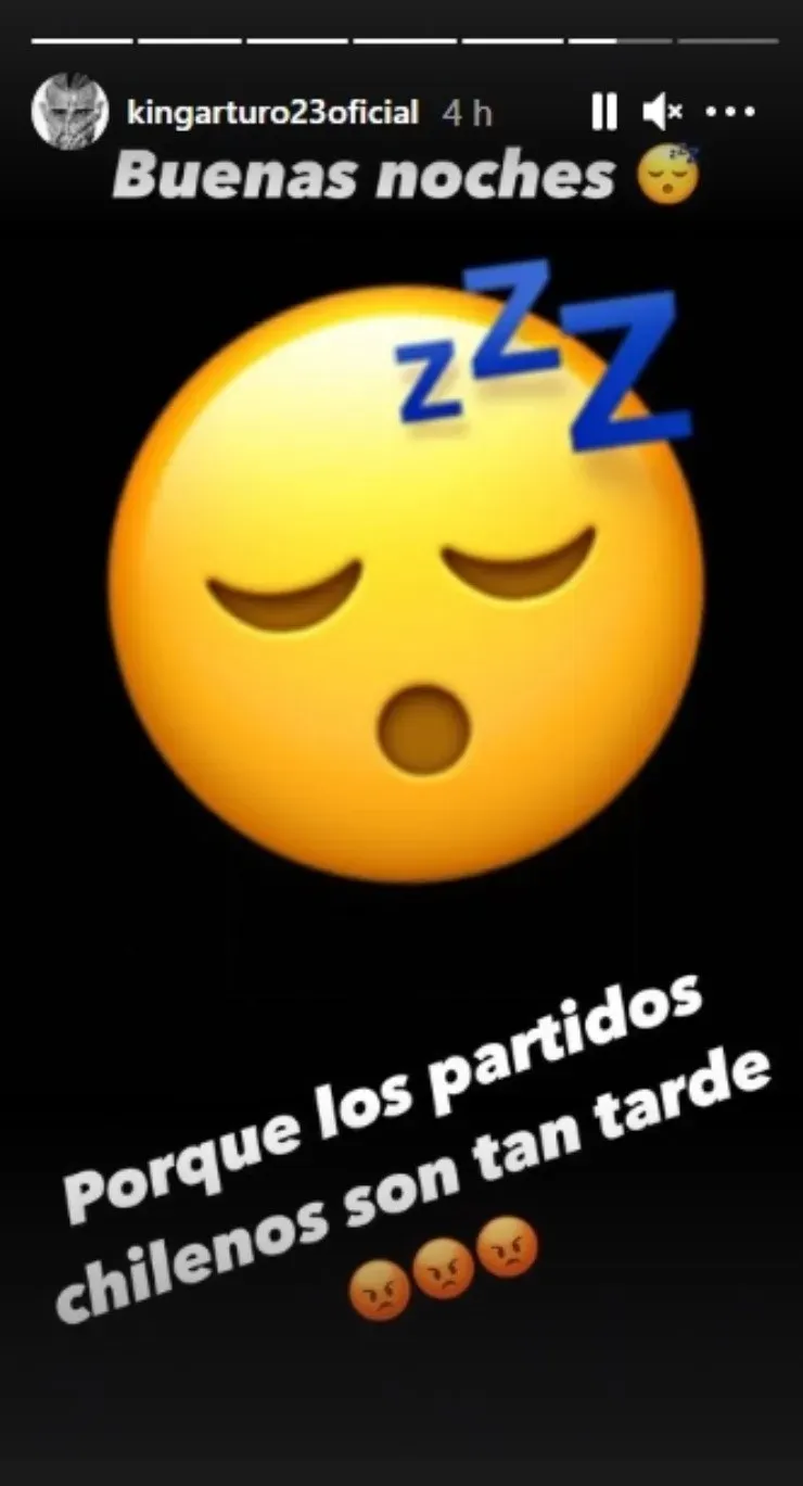 Instagram de Arturo Vidal y la selección chilena