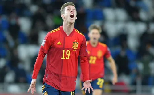 Con gol agónico de Dani Olmo, España ganó su primer partido el clasificatorias sobre Georgia. (Foto: Getty)