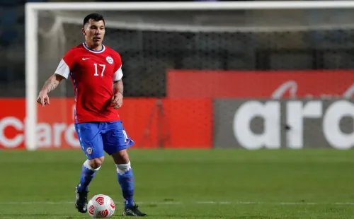Gary Medel en el duelo amistoso ante Bolivia (Agencia Uno)