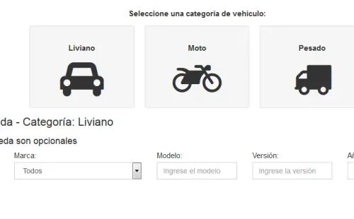 SII: Consulta de Tasación