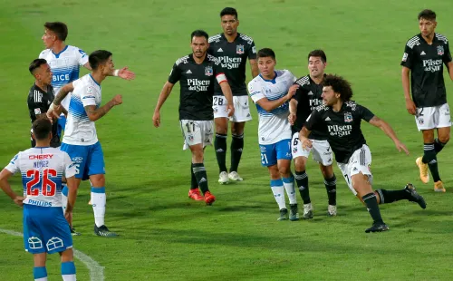 Falcón terminó expulsado por agredir a Huerta, pero su castigo de cuatro fechas podría reducirse. Foto: Agencia Uno