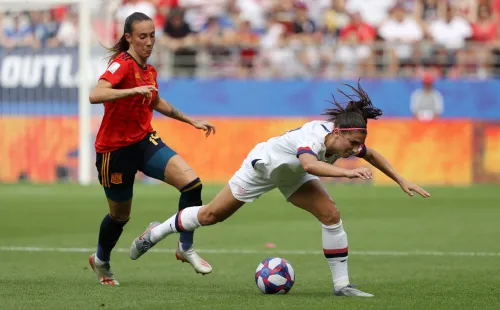 Virginia Torrecilla con España durante el Mundial de Francia 2019. (Foto: Getty Images)