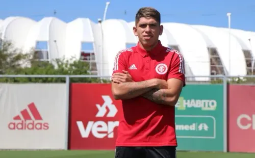Palacios se integró el lunes a las prácticas de Internacional.