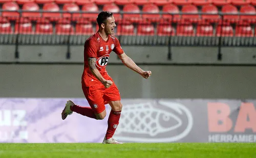 Octavio Rivero se estrenó como goleador con Unión La Calera. (Foto: Agencia Uno)