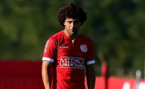 Maximiliano Falcón estuvo de 2019 a 2020 en Rentistas, siendo parte del histórico primer título en Primera División. Foto: Archivo