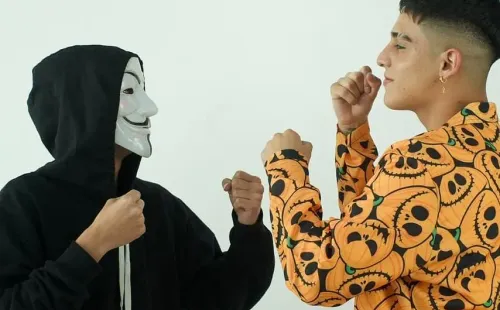Nitro y Jokker protagonizaron un batallón en modoHalloween por la fecha 4. (Foto: Instagram Nitro)
