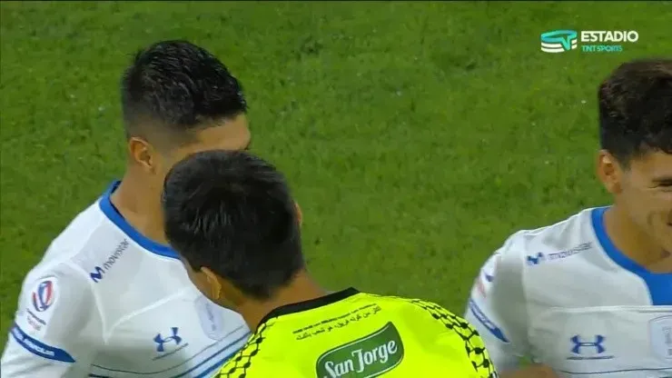 Toselli y Parot también tuvieron un bello reencuentro.