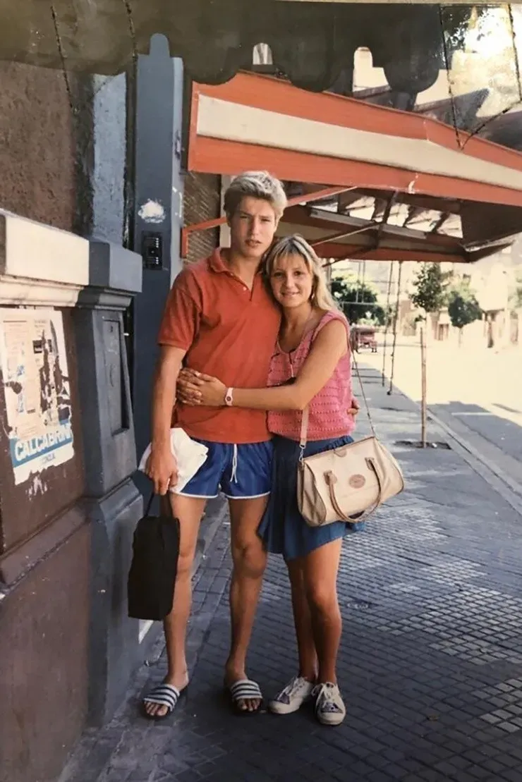 José María Buljubasich Tati y su hermana Rosana