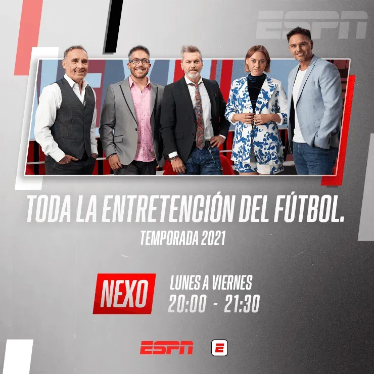 Nicolás Peric se suma a Nexo en su temporada 2021 junto a su nuevo horario. | Foto: ESPN.