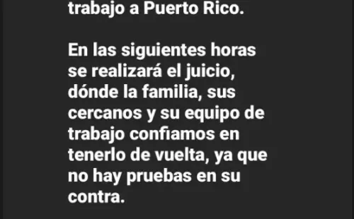 El comunicado compartido por el sello de Bayron Fire.