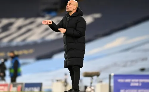 Pep Guardiola no quedó conforme con lo hecho por el Manchester City. Foto: Getty Images