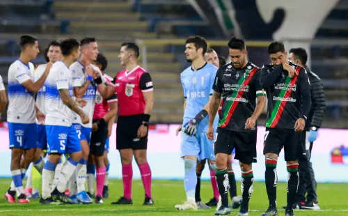 Palestino ha tenido un mal arranqie en el Campeonato Nacional. Foto: Agencia UNO.