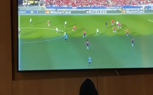 Arturo Vidal disfrutando de la final de la Copa América 2015. Foto: Instagram