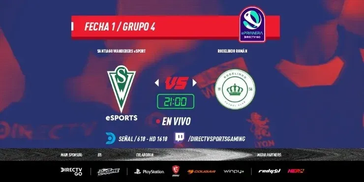 El duelo de Santiago Wanderers eSports y Rodelindo Román es el estelar del ePrimera DIRECTV GO y que podrás ver en vivo por DirecTV Sports. | Foto: Vibra.