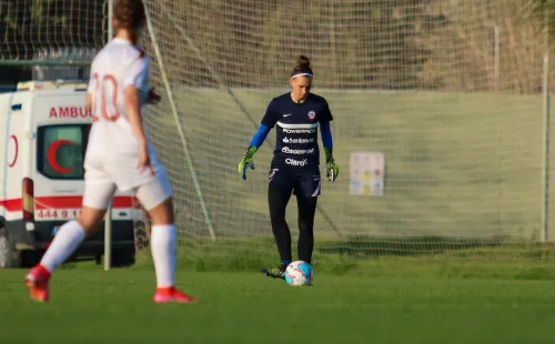 Endler sumó minutos en el amistoso de este miércoles ante la Sub-19 de Turquía. Foto: ANFP