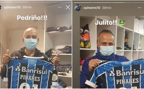 El jugador envió camisetas para los queridos funcionarios cruzados.