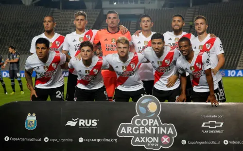 Paulo Díaz titularísimo en River Plate contraAtlético Tucumán en Copa Argentina.