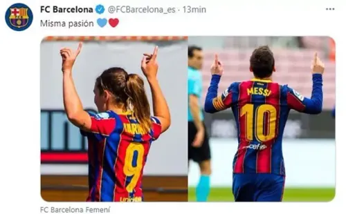 El Barca también apoyó la plausible tendencia.