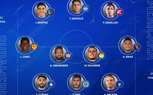 Equipo ideal de la semana en Copa Sudamericana