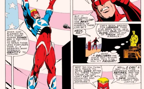 “The Falcon and The Winter Soldier”: John Walker como Super Patriota, en los cómics del Capitán América.